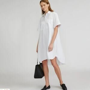 Everlane the Daytripper Dress in White Cotton Size XXS